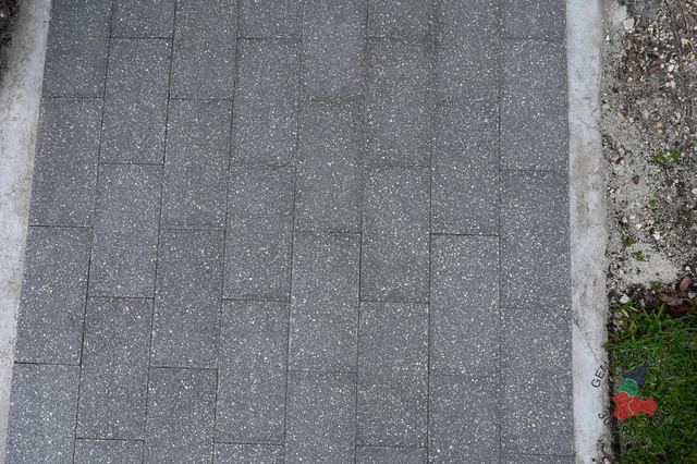 Plank Paver 8×16 · Charcoal Polished