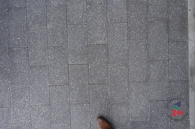 Plank Paver 8×16 · Charcoal Polished