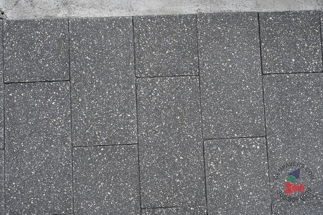 Plank Paver 8×16 · Charcoal Polished