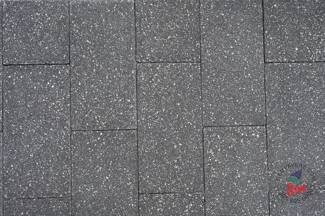Plank Paver 8×16 · Charcoal Polished