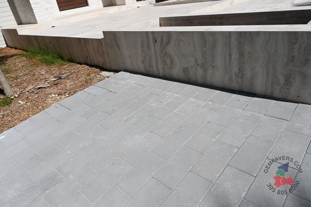 Plank Paver 8×16 · Charcoal