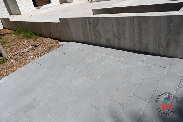 Plank Paver 8×16 · Charcoal