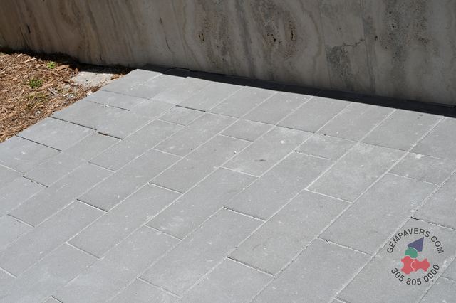 Plank Paver 8×16 · Charcoal
