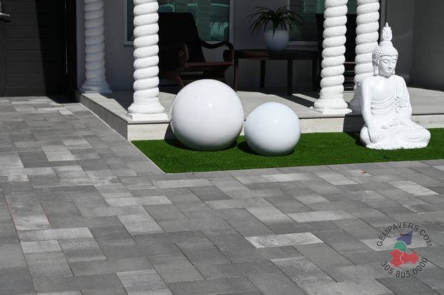 Plank Paver 8×16 · Marble Slate
