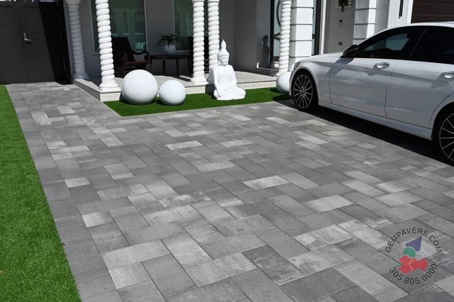 Plank Paver 8×16 · Marble Slate