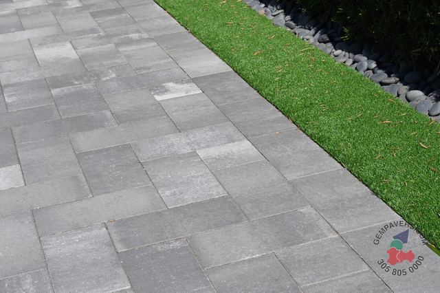 Plank Paver 8×16 · Marble Slate