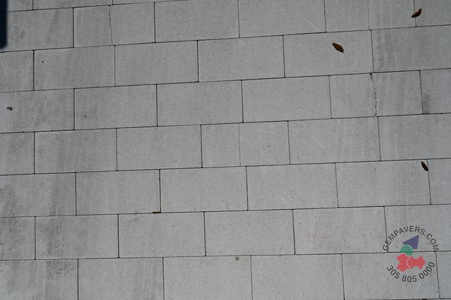 Plank Paver 8×16 · White Polished