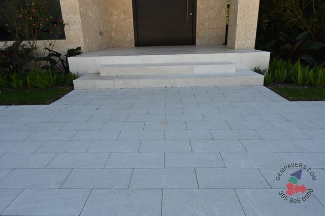 Plank Paver 8×16 · White Polished